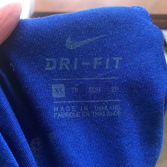 Nike Dri-Fit Sheer Racerback Blue Tank Top Women’s Size XS - Picture 6 of 7